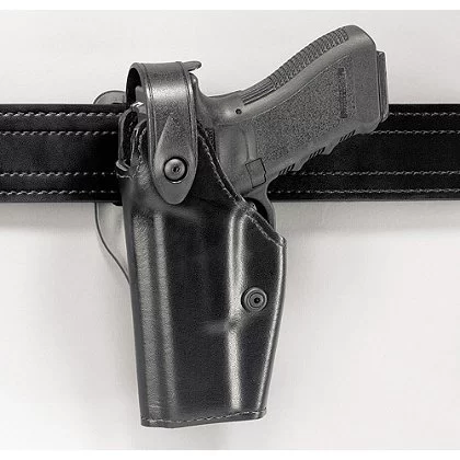 Safariland – Model 6280 Level II Holster Mid-Ride Duty Plain Black Left Hand Fits – Glock: 19, 23 4″ BBL; 26, 27 3.5″ BBL; 36, 3.67″ BBL