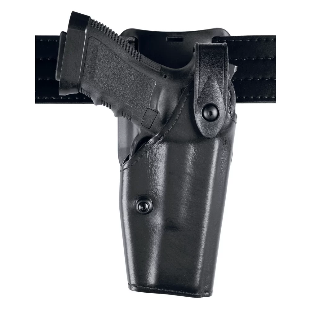 Safariland – Model 6285 Level II Holster 1.50″ Belt Drop, Duty Plain Black Right Hand Fits – SIG: Sig Pro P2022 3.5″ BBL M3 or M6 ITI Tactical Illuminator Light 4.41″ BBL