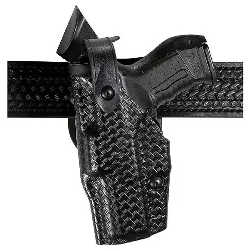 Safariland Model 6360 ALS Level III Holster STX Basketweave Black, Mid Ride Belt Loop Right Hand, Fits: Glock 17, 22 4.5″ BBL