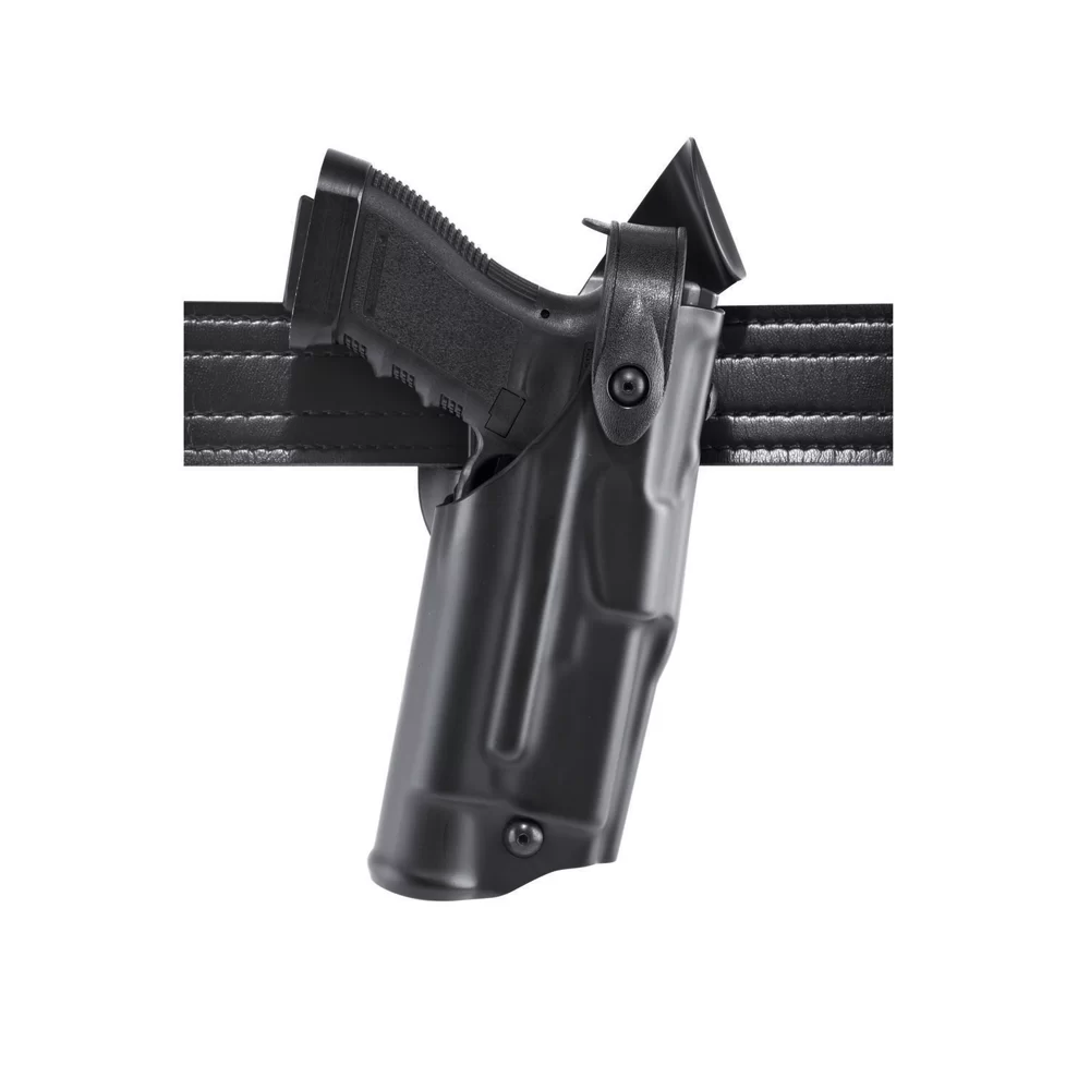 Safariland Model 6360 ALS Level III, Mid-Ride Duty Holster, Hood Guard Glock 20/21