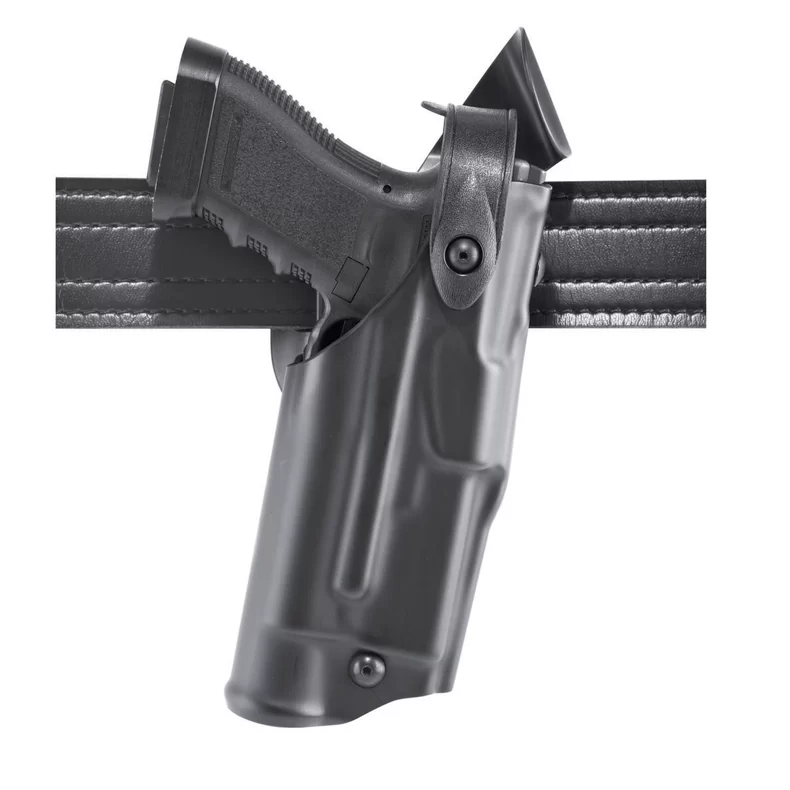 Safariland Model 6360 ALS Level III, Mid-Ride Duty Holster, Plain Black, Right Hand