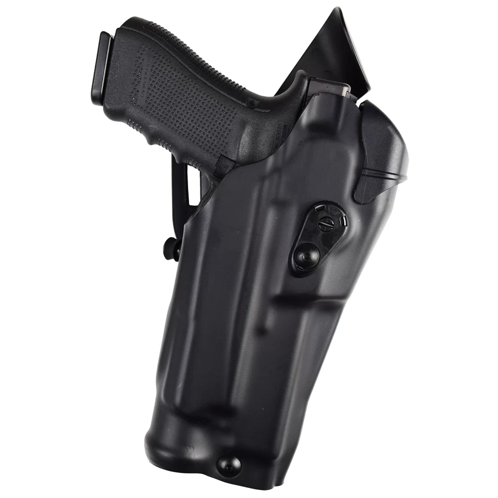 Safariland – Model 6390 ALS Mid-Ride Level I STX Tactical, Black, Right Hand Fits – Glock: 20, 21 w/ ITI M3, TLR-1, Insight XTI Procyon, SureFire X200/X300, 4″ BBL