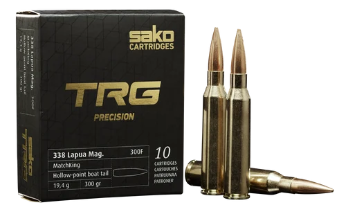 SAKO MatchKing 338 Lapua Mag, 300gr, Hollow-Point Boat Tail, 10rd Box