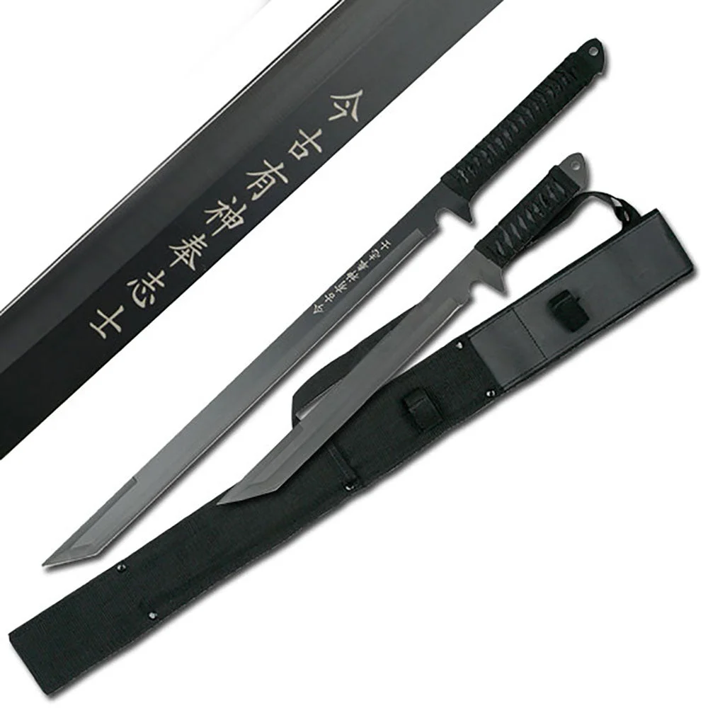 Samurai Ninja Black Twin Swords For Sale (HK-1067)