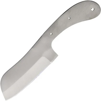 Santoku Blade Blank 4 Inch Plain Satin Santoku Blade BL157