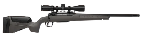 Savage 110 Trailblazer XP 400 Legend, 20" Straight Fluted Barrel, Threaded, Cerakote, Black, Flat Dark Gray Stock, 4rd, 1 Magazine, Vortex Crossfire II 3-9X40 Optic