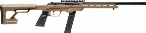 Savage 64 Precision 22 LR, 16.5" Threaded Barrel, FDE Synthetic Stock, 20rd