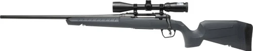 Savage Axis 2 XP Combo Left Hand 22-250 Remington, 22" Barrel, Gray Stock, Black Rec, 3-9x40mm Scope, 4rd