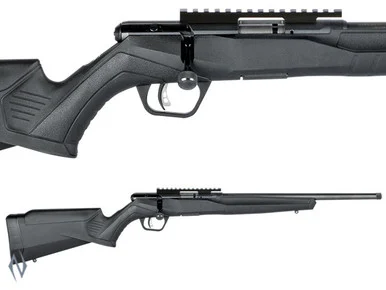 SAVAGE B17 17 HMR FVSR BLUED SYNTHETIC VARMINT THREADED 16.5"