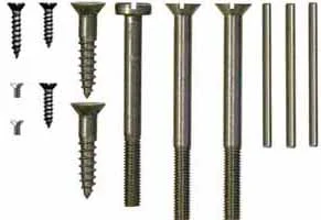Screws & pins,complete set forHawken fullstock rifle,unplated steel