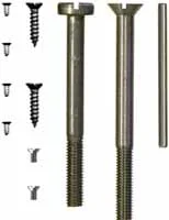 Screws & pins,complete set forHawken pistol,unplated steel