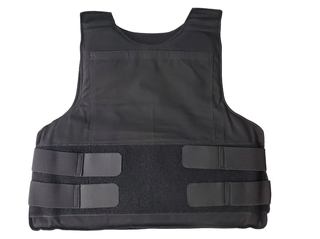SecPro Personal Concealable Vest NIJ Level II soft armor- Large (Black, 2014)