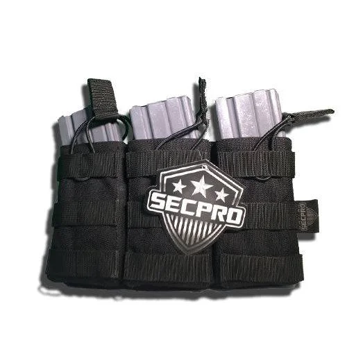SecPro Triple QR Mag Pouch – Black
