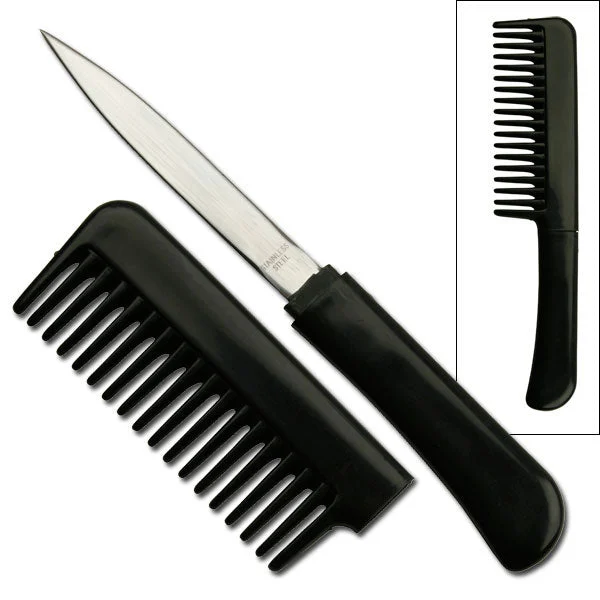 Self Defense Black Comb Knife For Sale (PK-107)