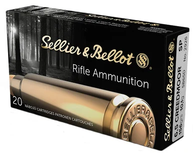 Sellier & Bellot 6.5 Creedmoor 156 Grain 20 Rounds SP SB65D