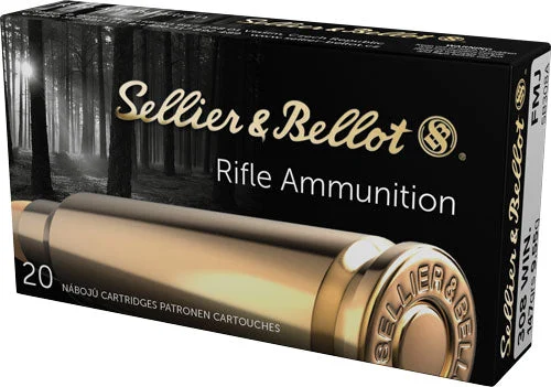 Sellier & Bellot (S&B) SB308AFull Metal Jacket FMJ 147 Grain .308 Win / 7.62x51mm