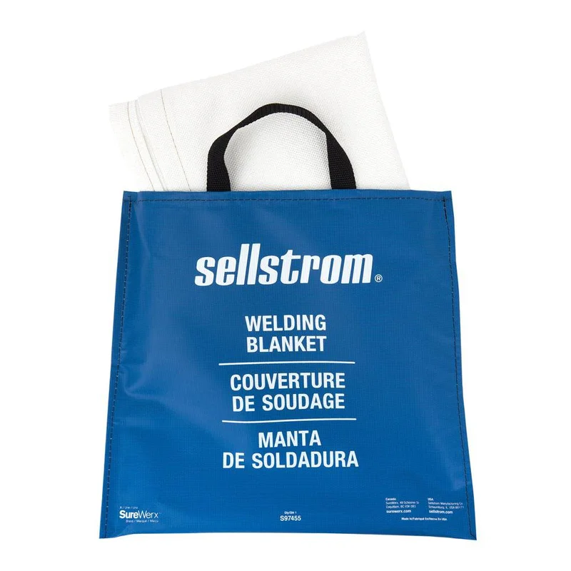 Sellstrom Fiberglass Welding Blanket White