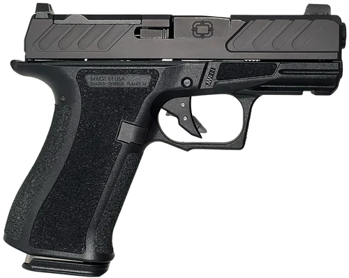 Shadow Systems CR920X Foundation 9mm, 3.4" Black Barrel, Nitride Finish, Tritium Night Sights, Optics Ready, 2x15rd Mags