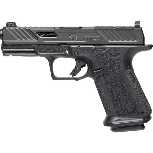 Shadow Systems MR920 Elite MA 9mm, 4" Spiral Fluted Barrel, Elite Slide, Optics Ready, Flat Face Trigger, Night Sights, 2x10rd Mags