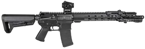 Shark Coast 5.56mm, 16" Barrel, Midnight Black Cerakote, Crossfire Red Dot, 625 Rail Light, Magpul, 30rd