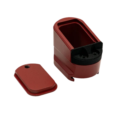 Shield Arms Magazine Extension M&P 2.0, Red Anodized Aluminum, 5rd