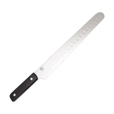 Shun Classic Hollow Ground Brisket Knife 12in Granton Damascus Slicer SDM0778