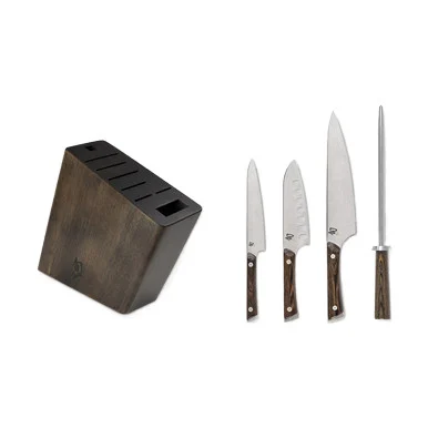 Shun Cutlery 6-Piece Kanso Knife Block Set SSWTS0600