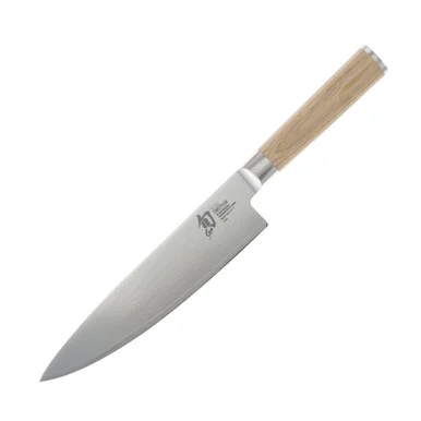 Shun Cutlery Classic Chefs Knife Blonde 8in Plain Chefs SDM0706W