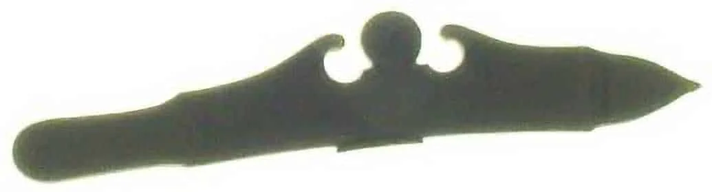 Side Plate – English Rifle/Fowler – Iron