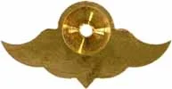 Sideplate for Kentucky rifle or pistol or Ohio rifle, brass