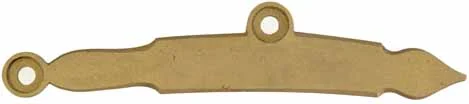 Sideplate with Spade Finial for Classic Longrifles, brass