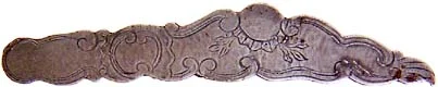 Sideplatefor aFrench Fusil,iron (wax cast steel)