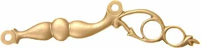 Sideplatefor aFrench TULLE Fusil Fin,wax cast brass