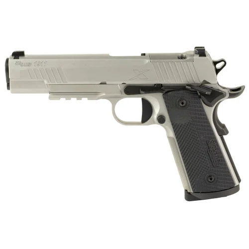 Sig Sauer 1911 X 45ACP, 5" Barrel, Stainless Steel, Optics Ready, G10, XRay3, 2x8rd