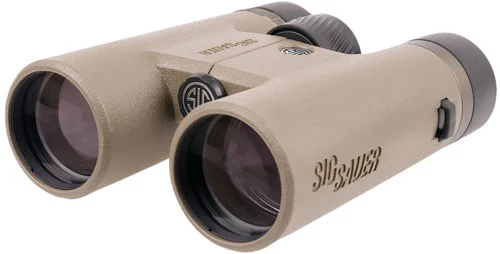 Sig Sauer Electro-Optics Canyon HD Binocular, 10x42mm, Coyote, Custom Harness Strap
