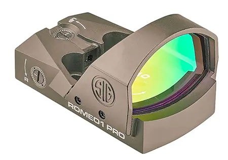 Sig Sauer Electro-Optics SOR1P103 Romeo1ProFlat Dark Earth 1 x 30 mm 6 MOA Red Dot