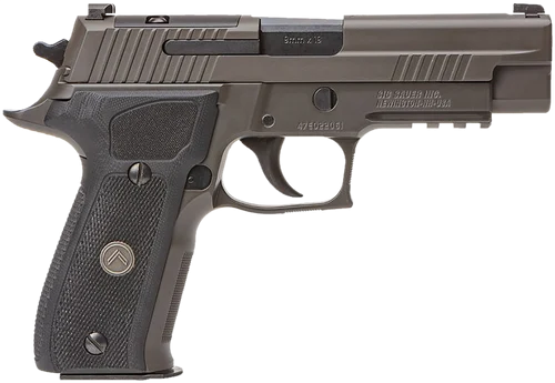 Sig Sauer P226 Legion 9mm,4.40" Barrel, Elite Legion Gray, G-10 Custom Grips, Optic Ready/Serrated, XRAY3, 10rd
