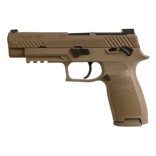Sig Sauer P320 M17 Coyote 9mm 4.7″ Coyote Brown 17rd w/Safety – One Mag