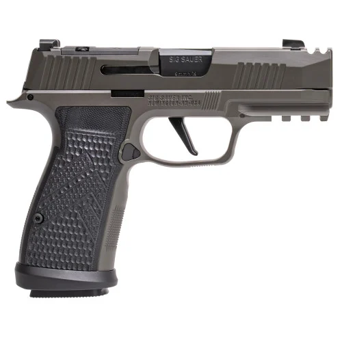 Sig Sauer P365 AXG Legion 9mm, 3.1" Barrel, Gray Cerakote, Optic Ready, 17rd