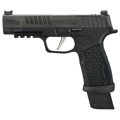 Sig Sauer P365 Fuse Optic Compact 9mm 21rd,4.30" Black DLC Barrel, Black Nitron Stainless Steel Serrated Optic Slide, Black DLC Stainless Steel Frame Beavertail & Picatinny R