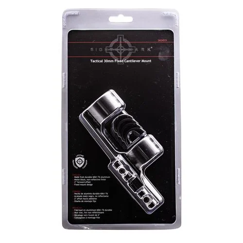 Sightmark SM34019 Tactical Cantilever Mount Fixed 1-Pc Base & 30mm Ring Combo Black Matte Finish