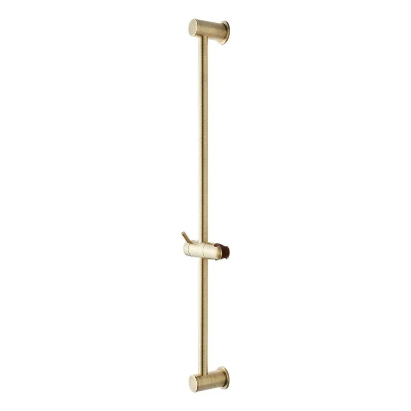 Signature Hardware 28 in. Shower Rail in Aged Brass | Ferguson