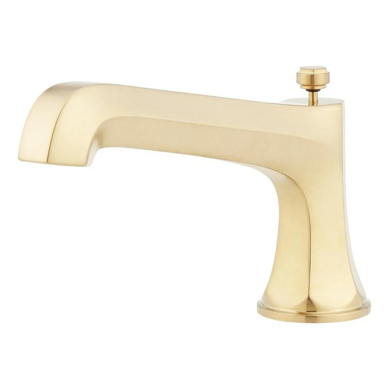 Signature Hardware Elita Roman Tub Faucet in Brushed Gold (Trim Only) | Ferguson