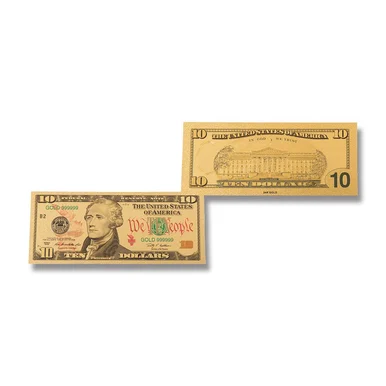 Silver 10 Dollar Foil Bill CPRR04