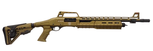 Silver Eagle RZ17 12 Ga Pump 4rd,18.50" Black Bronze Steel Barrel, Bronze Receiver, Bronze Synthetic Stock, Picatinny Rail Forend, Bronze Polymer Grip