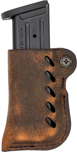 SINGLE STACK FLEX VENT DIS BRNVERSACARRY LEATHER MAG HOLDER