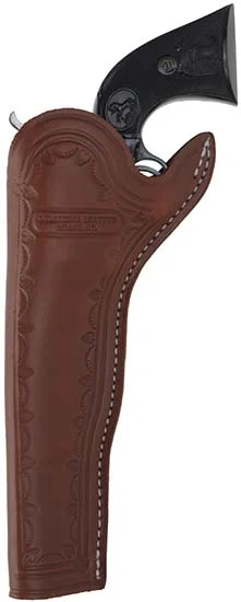 Slim Jim Holster, left hand,7-1/2" barrel, fits Colt Single Action Army revolvers and others