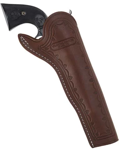 Slim Jim Holster, right hand cross draw,7-1/2" barrel, fits Colt Single Action Army revolvers and others