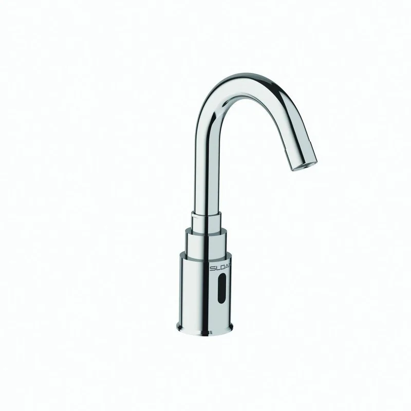 Sloan 1.5 gpm Battery Powered Sensor Bathroom Sink Faucet with 4 in. Trim Plate & Back Check Tee in Polished Chrome | Ferguson