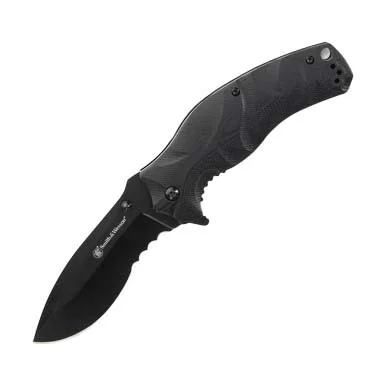 Smith & Wesson Black Ops Recurve Folding Knife 1147098